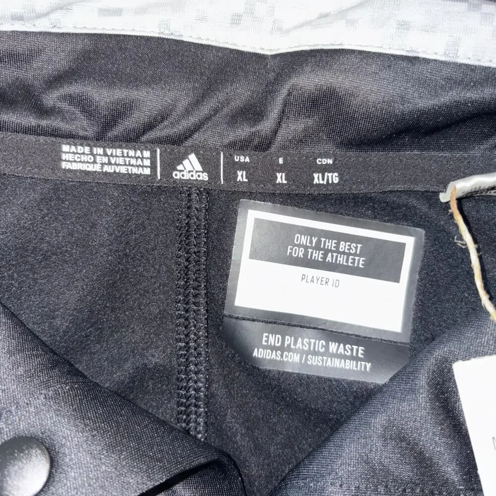 Adidas Men Stadium 1/4 Snap Aeroready Long Sleeve Sweater Mens Size XL Black